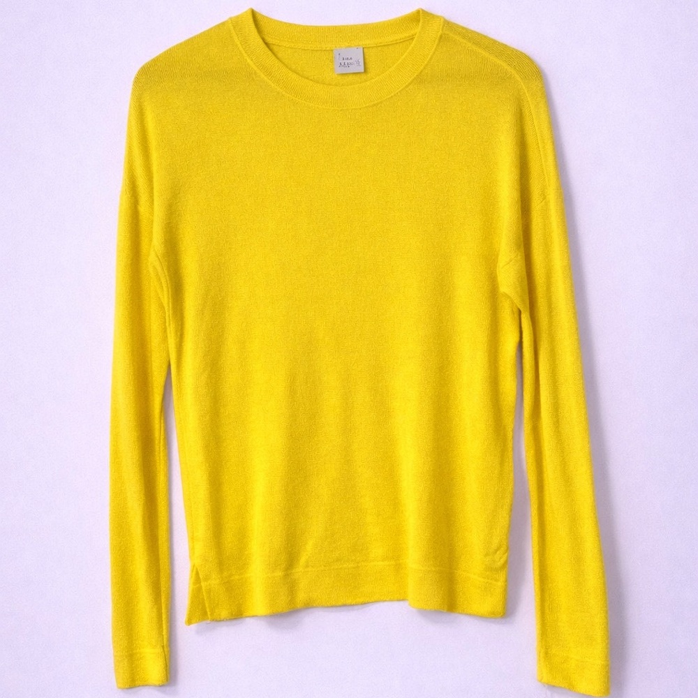 💛 A New Day Yellow Lightweight Crewneck Sweater Women’s Small Knit Pullover